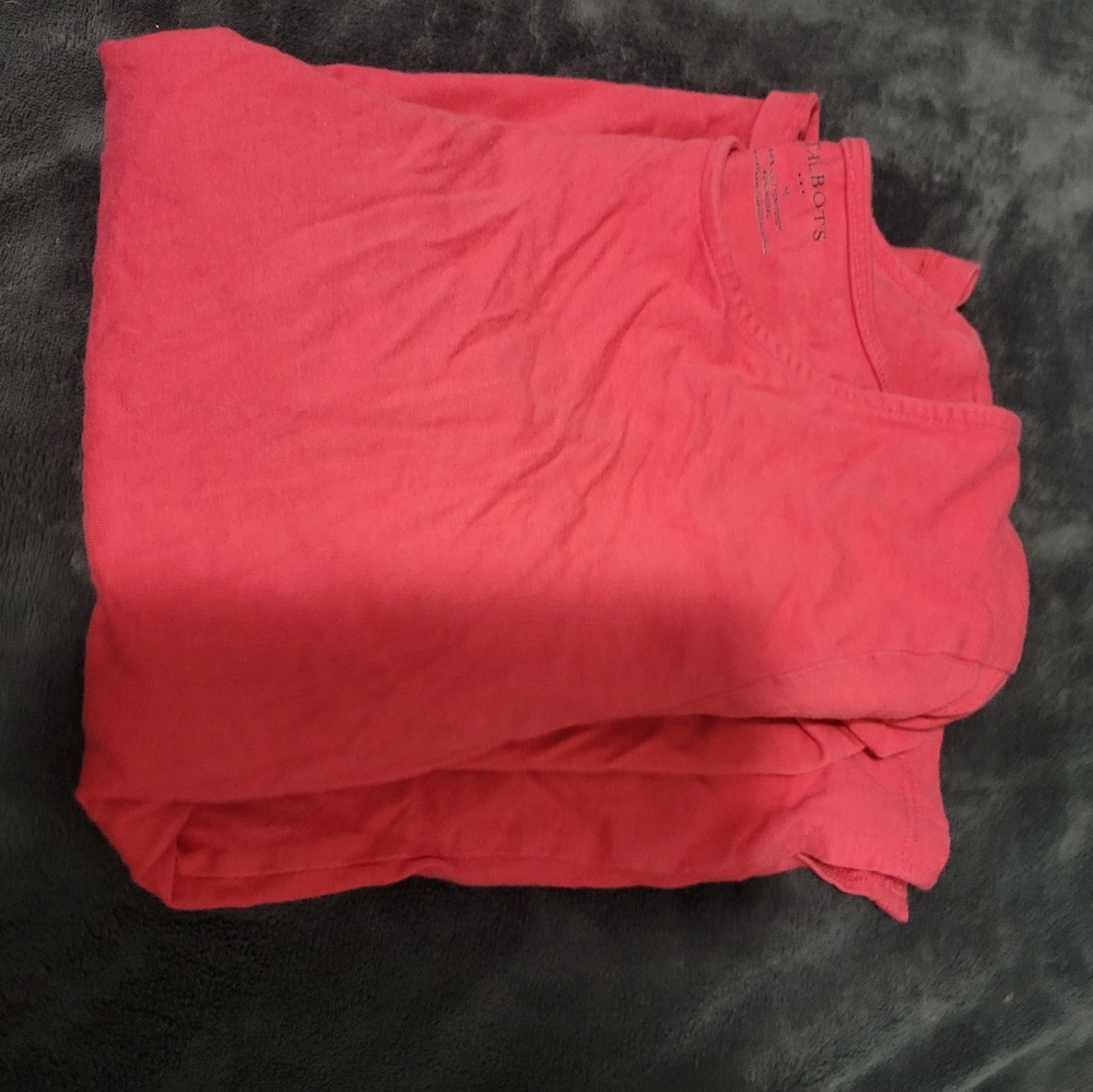 Coral mid sleeve blouse